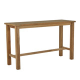 Croquet Teak Outdoor Bar Table