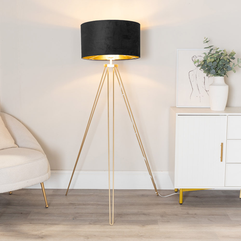 Agustiniano 141cm Polished Traditional Floor Lamp