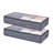 Under Bed Storage with Clear Lids, 39.2 x 19.7 x 7.1 Inch, 90L Large Underbed Clothes Storage Containers, Low Profile Under Bed Drawer Shoe Organizer Bins Box for Blanket Shoe Bedroom
