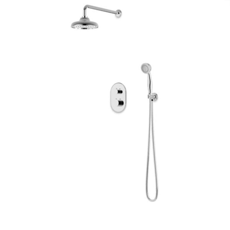 Système de douche complet, Nickel poli