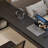 Black Rectangular Solid Wood desk-533863601-533863603