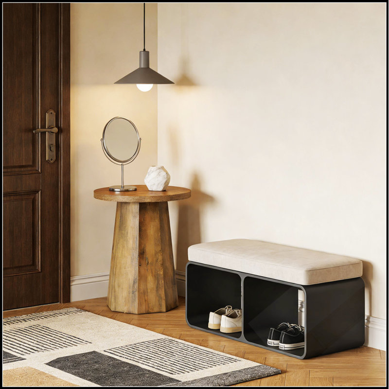 Table basse en bois rustique avec petite table de bout, table d'appoint et table de lecture ronde pour des espaces de vie confortables