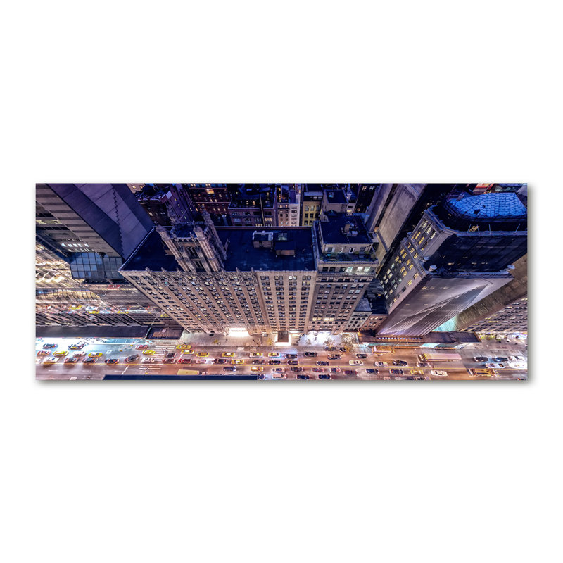New York By Night - Print, Canvas, 50cm H x 100cm W x 2cm D