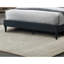 Lit plateforme en tissu de jute gris anthracite-170513285
