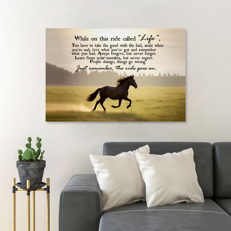 Value Does Not Apply - Wrapped Canvas Graphic Art, 32" H x 48" W x 1.25" D