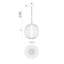 Luminaire suspendu 7 po Cherise-113874058-113874055