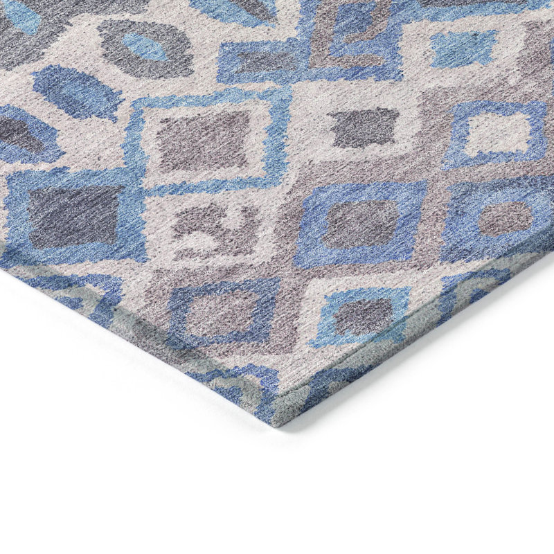 Machine Washable Indoor/Outdoor Matteson ACN2304 Casual Rug, Rectangle 2'6" x 3'10"