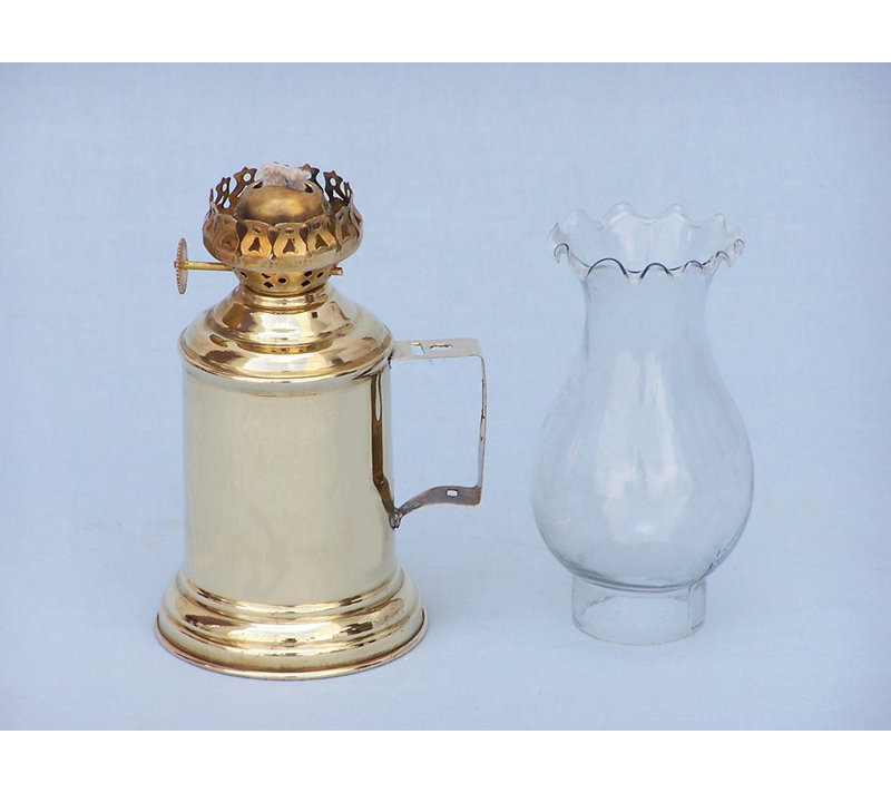 Lampe à huile tavern, Cuivre massif