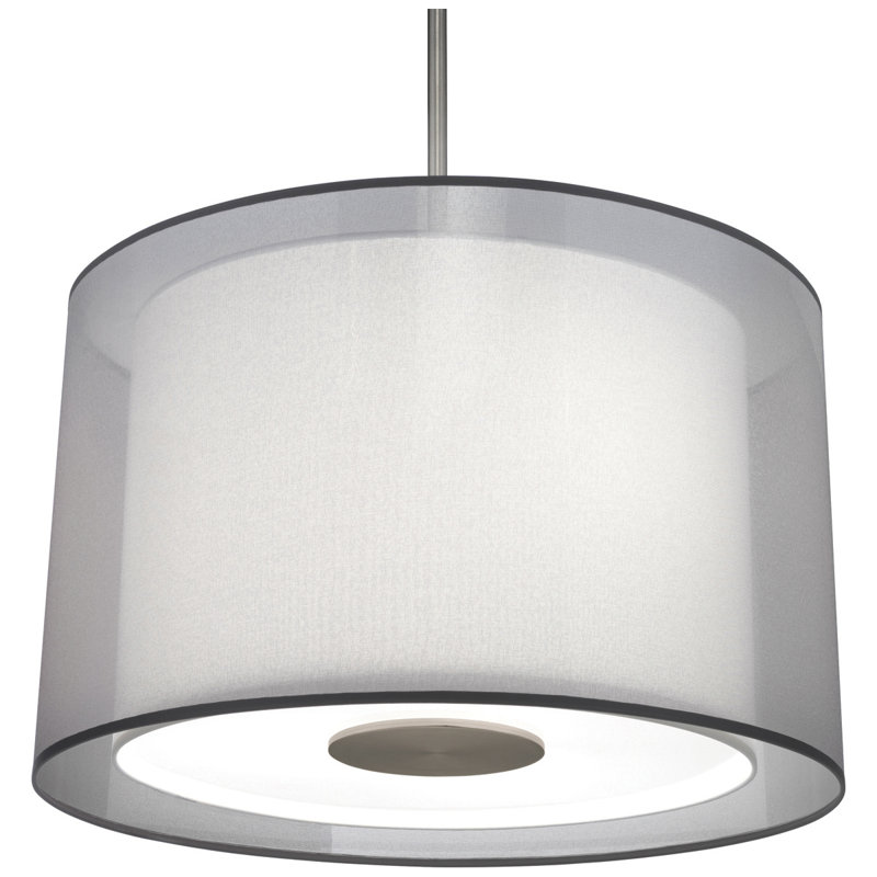 Luminaire tambour à tambour simple 3 lumières Saturnia