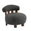 Fauteuil d'appoint moderne en tissu Boucle-133996858