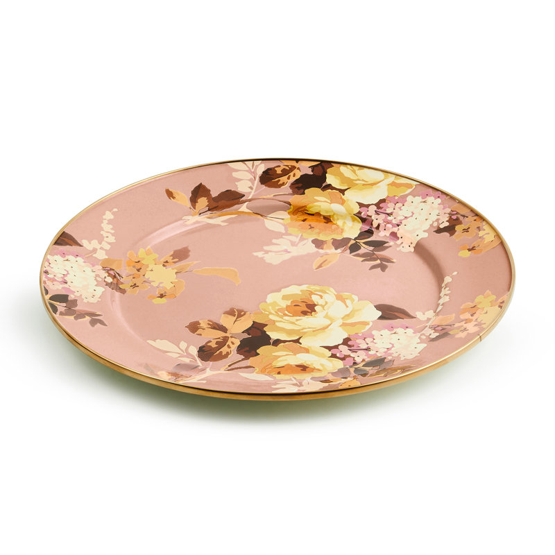 Wild Rose Charger/Plate, Mauve