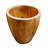 Vintage Barrel Shaped Coffee Table with Storage