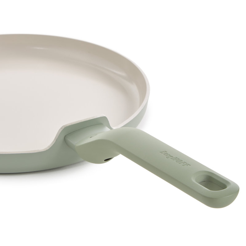 BergHOFF Balance Non-stick Ceramic Omelette pan 10", Recycled Aluminum, Moonmist, Green