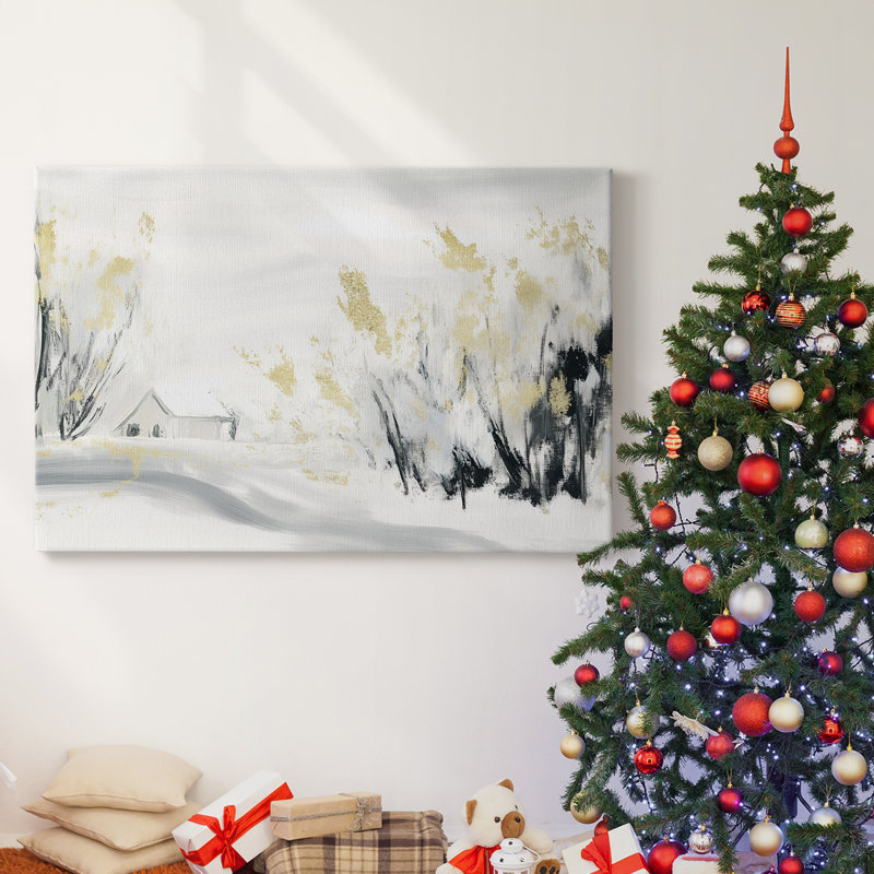 Christmas Holiday Arts - Toile tendue avec châssis, H 40 po x l 60 po