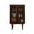 41.73"H Brown Solid Wood Boxwood Corner Cabinet