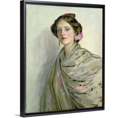 Reproduction d’art sur toile « A Fair espagnoles », portrait de Mrs. Chowdhury par John Lavery-reproduction d’art sur toile