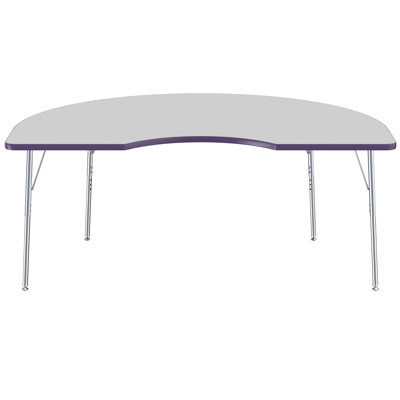 Contour Laminate Adjustable Kidney 7 Students Activity Table