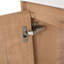 Meuble-lavabo mural 24 po avec lavabo en céramique blanche et porte à fermeture en douceur, emballage KD