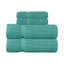 Ensemble de serviettes 4 pièces Willow - 100% coton peigné, qualité supérieure 630 g / m², turquoise, ultra doux et très absorbant (ensemble de 2 serviettes de bain, 2 serviettes de toilette)-402318340-402318360