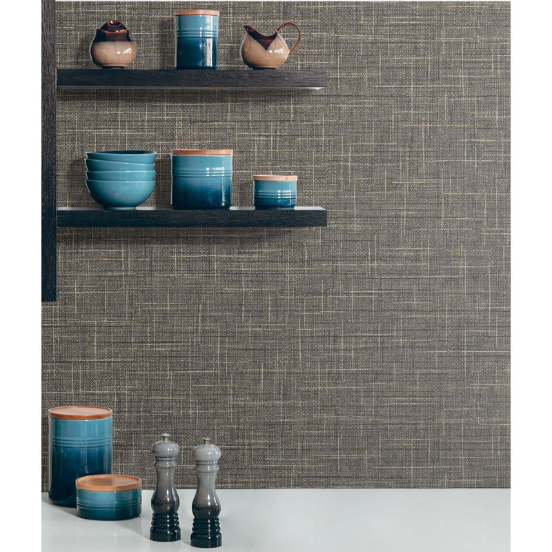 Tedlar Vinyl Wallpaper Roll, Mocha