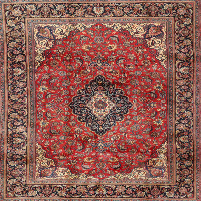 Tapis oriental orange