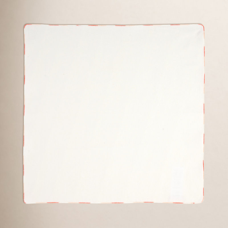 Reversible Cotton Placemat, Cream/Red
