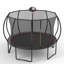 Citrouille trampoline 12 pi - noir rouge-126824817
