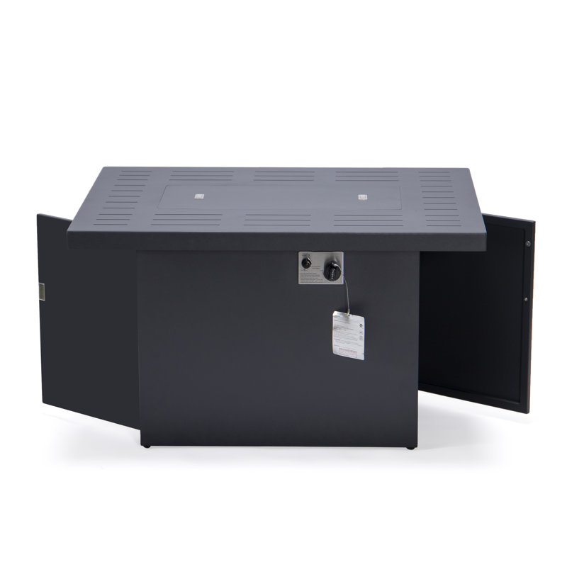 Ensemble modulaire d'extérieur 7 pièces Chelsea - Ensemble de conversation modulaire avec coussins, structure en aluminium et table basse en verre trempé