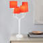 Lampe de table blanche 35,43 po Ingrid