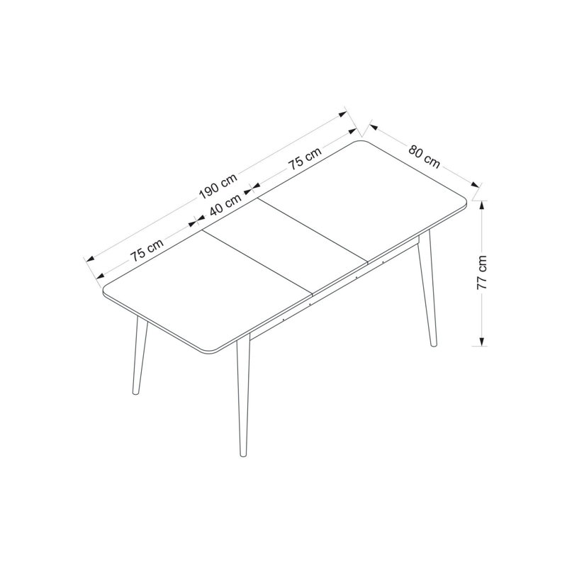 Ferro Beech Dining Table