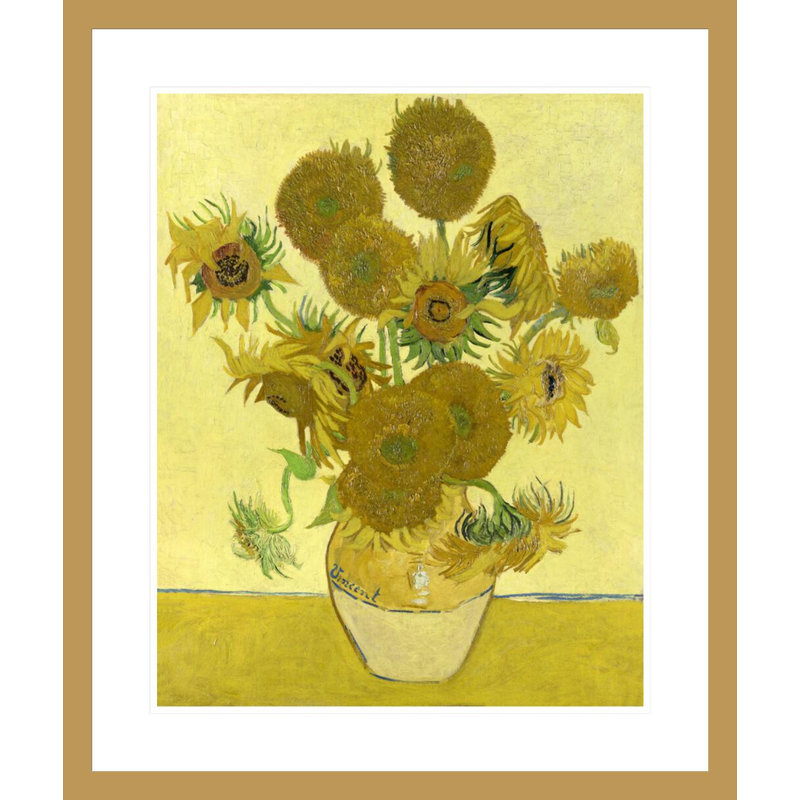 Tournesols par Vincent van Gogh, H 27,9 po x l 23,5 po