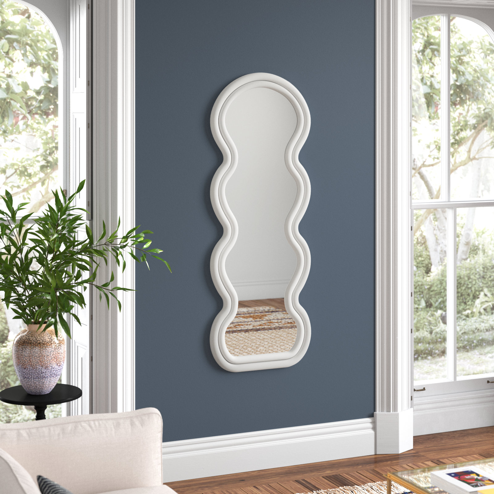 Grifton 24" Accent Mirror, White
