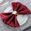 Ensemble de 8 anneaux de serviette Gold Leaf