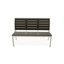 Banc de parc empilable aluminium Bazza-26076702-26076723