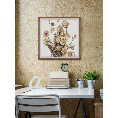 Bright Yellow Petals - Single Picture Frame Painting