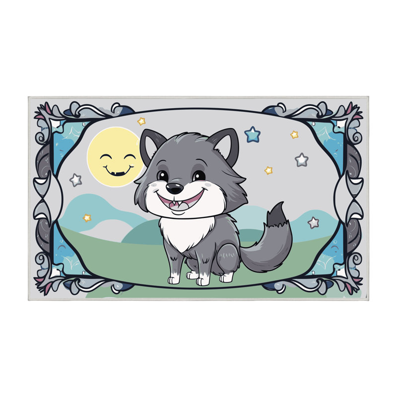 Tapis de vacances d'Halloween The Holiday Aisle®, Rectangle 4pi x 6 pi