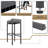 Upholstered Saddle Bar Stools Counter Height Stools Barstools Bar Chairs with Curved Seat & Footrest-1416667904-1416667907