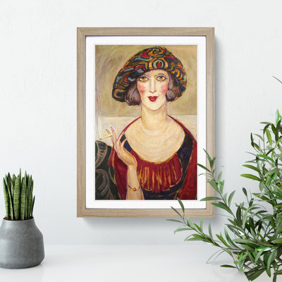 Danish Girl by Gerda Wegener - Picture Frame Painting