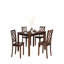 Ensemble de table de salle à manger 5 pièces de style transitionnel 1 table et 4 chaises de table de salle à manger rectangulaire