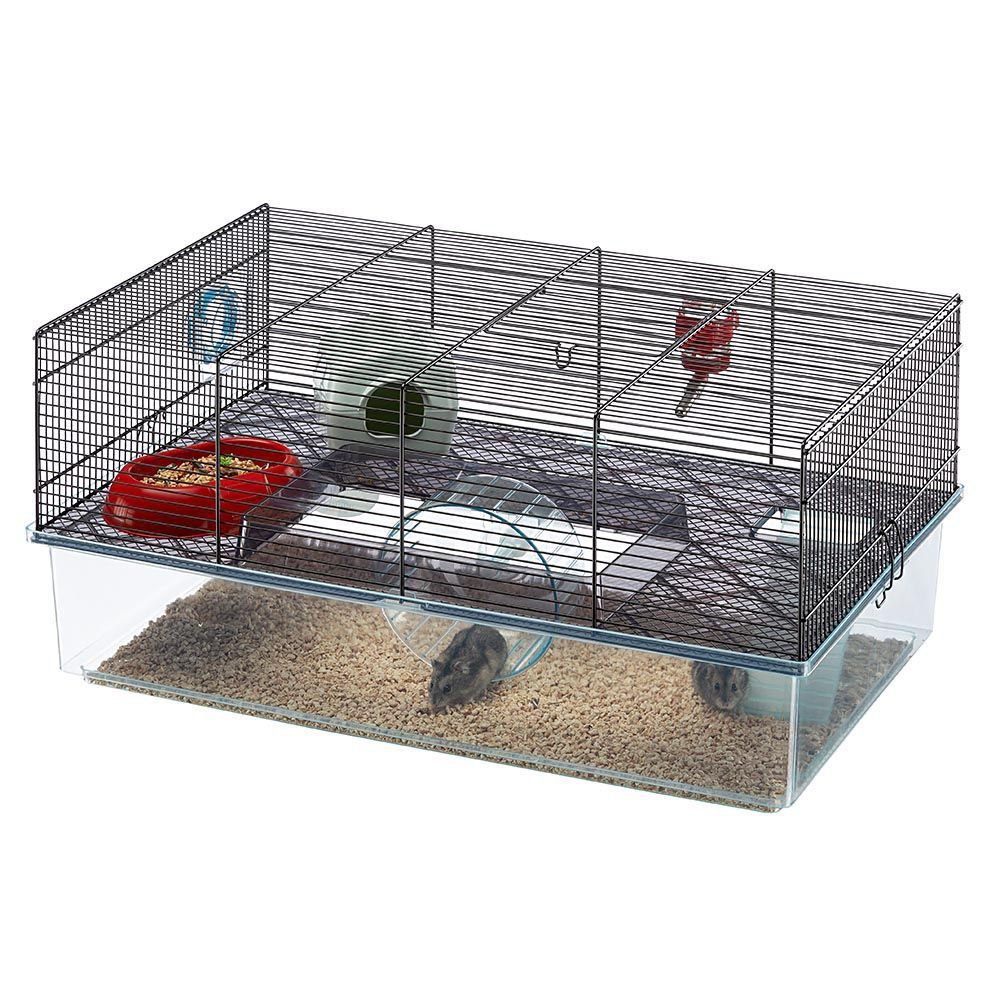 Ferplast black clearance hamster cage