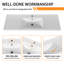 Meuble-lavabo simple 47,22 po avec plateau Salay-154677566
