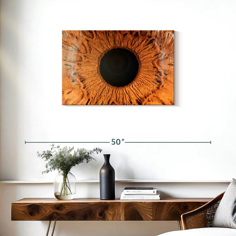 Alcaraz Brown Iris, 20" H x 30" W