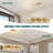 Maeanna 16-Light Dimmable Modern Gold Rectangle Chandelier with Crystal Accents for Kitchen Island Dining Room