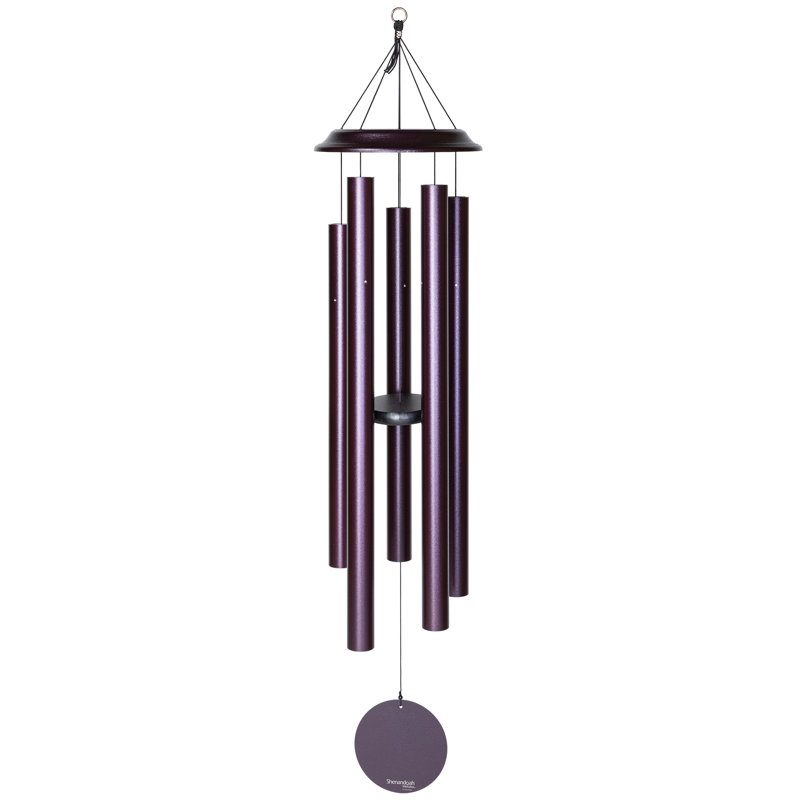 Shenandoah Melodies Aluminum Wind Chime, Prune, H 59 po x l 14 po x P 14 po