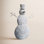Rustic Metal Snowman Figurine