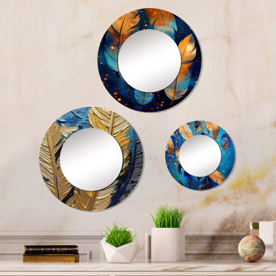 Ellanie Metal Round Mirror