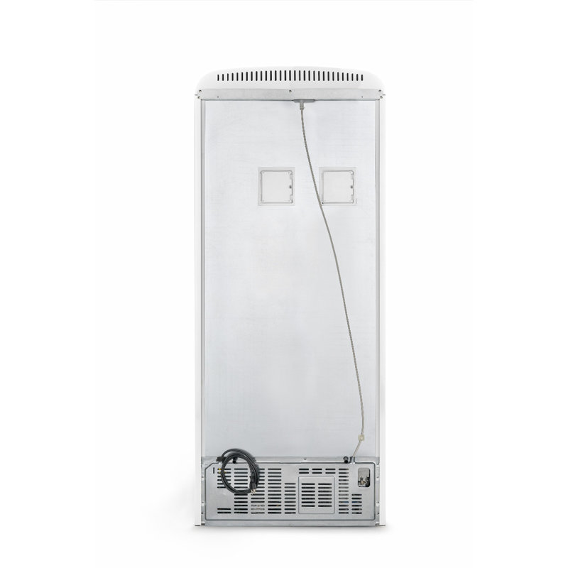 32" Smeg Fab Retro Refrigerator, White, Right Handed