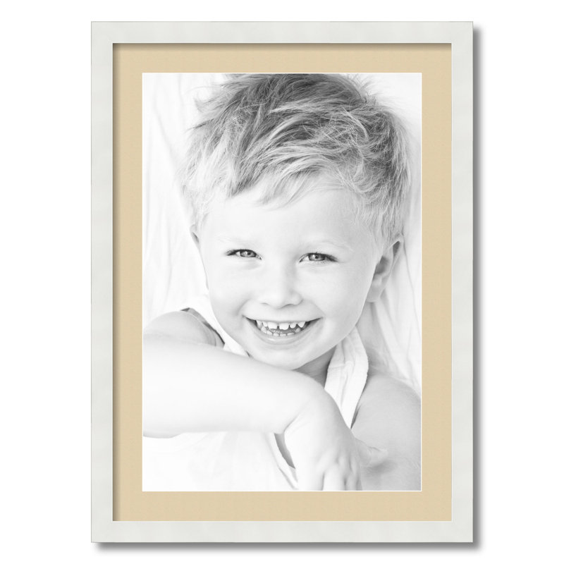 Wood Picture Frame with Mat, Seaside