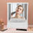  Non-Reversing Mirror Precision True Image Vanity Makeup Mirror Non-Magnifying Tabletop Mirror Real Reflections Beauty Mirror for Your Face-1190848550