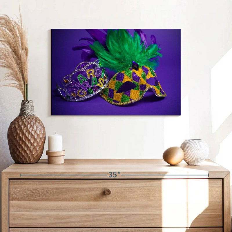 Accessoires Mardi Gras Lelend, H 16 po x l 24 po